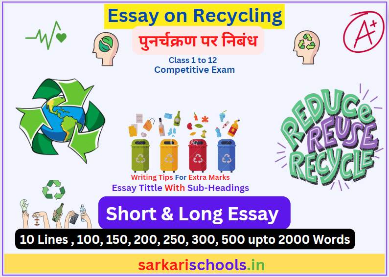 Essay on Recycling
